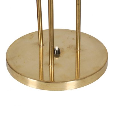 PH-5 Brass Table Lamp with White Shades by Poul Henningsen, 1970s-MTD-1400870