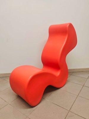 Phantom Chair in Orange Plastic by Verner Panton for Innovation-AKW-2018521