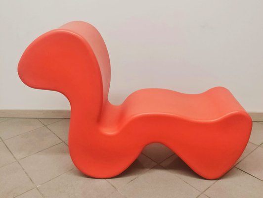 Phantom Chair in Orange Plastic by Verner Panton for Innovation-AKW-2018521