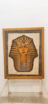 Pharaoh Tutankhamun Fabric Artwork, 1970s-QLH-1742557