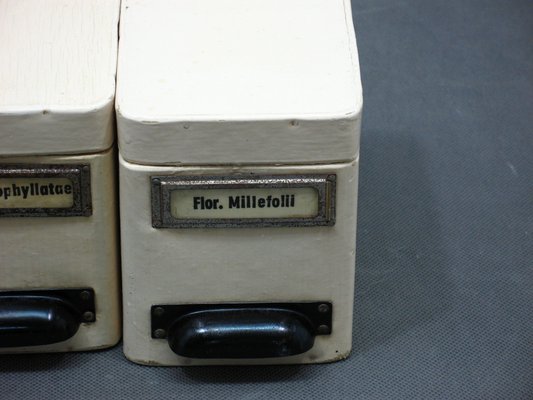 Pharmacy Containers, 1970s, Set of 5-WVA-1780777