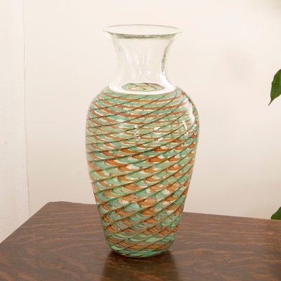 Phoenician Lace Vase in Murano Glass by Archimede Seguso-MPO-1058972