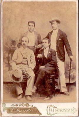 Photo portrait of Gentlemen - Florence 1896 1896-ZCI-758365