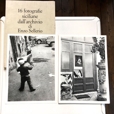 Photographs and Folder Set by Enzo Sellerio for Tipografia Torinese Editrice, 1960s-BVG-552509