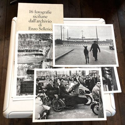 Photographs and Folder Set by Enzo Sellerio for Tipografia Torinese Editrice, 1960s-BVG-552509