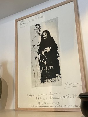 Picasso, Engravings at Galerie Louise Leiris, 1968, Poster, Framed-TEP-1310788