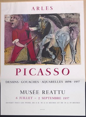 Picasso Vintage Exhibition Poster in Arles - 1957 1957-ZCI-757575