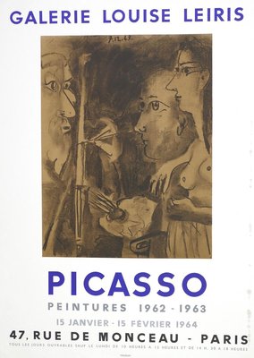 Picasso Vintage Exhibition Poster in Paris - 1964 1964-ZCI-761908