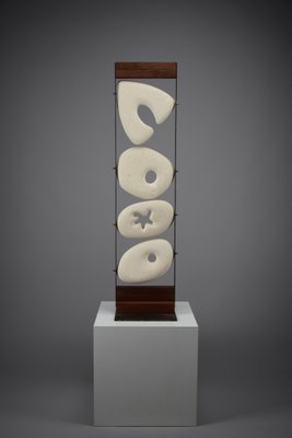 Piccolo Totem 03 Abstract Stone Sculpture by Alberto Cabiddu, Italy, 1999-IEI-2015996