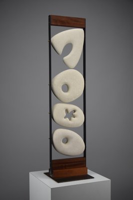 Piccolo Totem 03 Abstract Stone Sculpture by Alberto Cabiddu, Italy, 1999-IEI-2015996