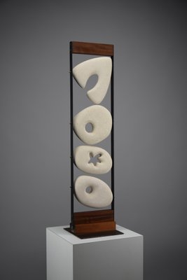 Piccolo Totem 03 Abstract Stone Sculpture by Alberto Cabiddu, Italy, 1999-IEI-2015996