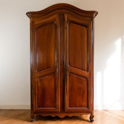 Piedmontese Walnut Wardrobe, 1700s-NEL-1796478