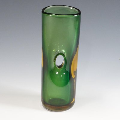 Pierced Murano Vase by Fulvio Bianconi for Venini, 1950s-KJP-1149412