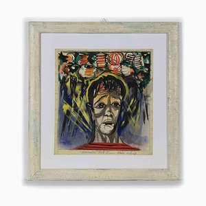 Pierre Emile Lelong, Portrait of Man, Drawing, Mid-20th Century, Framed-ZCI-1761981