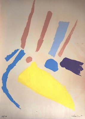 Pierre Pallut, Abstract Composition, 1972, Lithograph-NRC-1388816