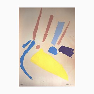 Pierre Pallut, Abstract Composition, 1972, Lithograph-NRC-1388816