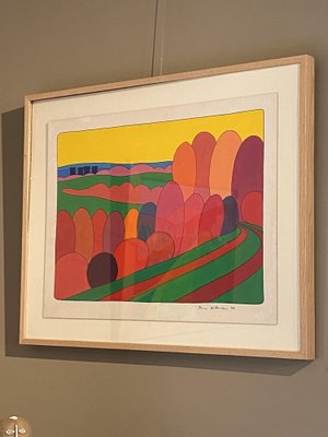 Pierre Wittmann, Yellow Sky, 1970s, Artwork on Paper, Framed-TEP-1757631