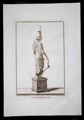 Pietro Campana, Ancient Roman Statue, Etching, 18th-Century-ZCI-1163439