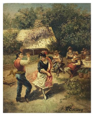 Pietro Colonna, Italian School Country Scene, 21st Century, Oil on Canvas-YUW-1317615