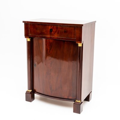 Pillar Cabinet in Mahogany & Brass, 1820s-VEI-1364490