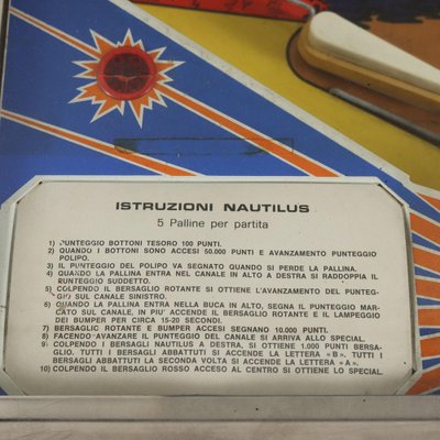 Pinball Machine from Nautilus Zaccaria, 1970s-VMM-1799656