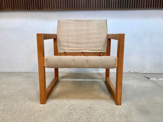 Pine and Canvas Diana Safari Chairs by Karin Mobring for Ikea, 1970s, Set of 2-JP-965011