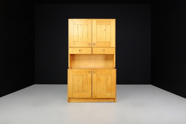 Pine Cabinet by Le Corbusier for Arcs, France, 1970s-TRW-1802556