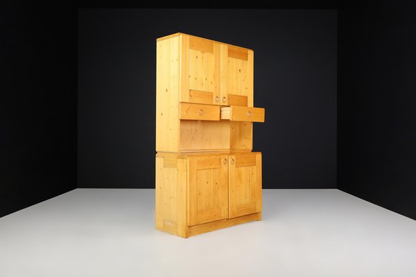 Pine Cabinet by Le Corbusier for Arcs, France, 1970s-TRW-1802556