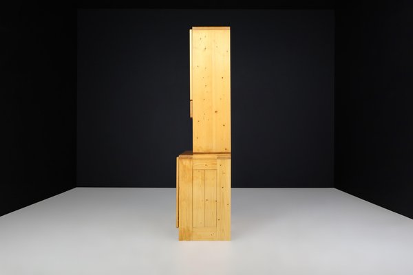 Pine Cabinet by Le Corbusier for Arcs, France, 1970s-TRW-1802556