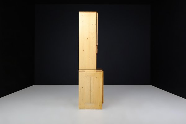 Pine Cabinet by Le Corbusier for Arcs, France, 1970s-TRW-1802556