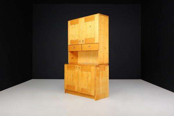 Pine Cabinet by Le Corbusier for Arcs, France, 1970s-TRW-1802556