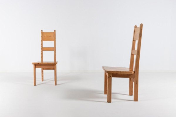 Pine Chairs by Roland Wilhelmsson for Karl Andersson & Söner, Sweden, 1960s, Set of 6-KMC-1120319