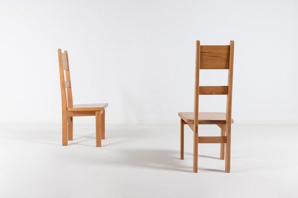 Pine Chairs by Roland Wilhelmsson for Karl Andersson & Söner, Sweden, 1960s, Set of 6-KMC-1120319