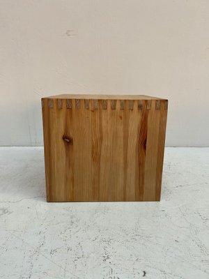 Pine Chest of Drawers or Bedside Table by Ate Van Apeldoorn for Houtwerk Hattem, 1970s-QVY-1800246