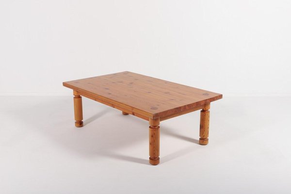 Pine Coffee Table by Sven Larsson, Sweden, 1960s-KMC-961615