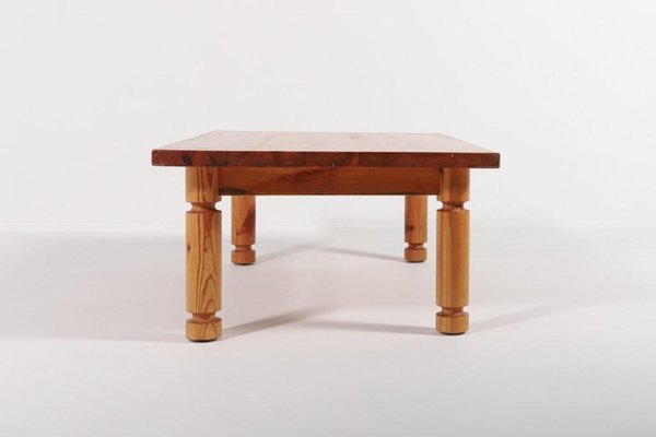 Pine Coffee Table by Sven Larsson, Sweden, 1960s-KMC-961615