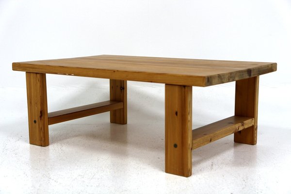 Pine Coffee Table, Sweden, 1970s-GEK-1328893