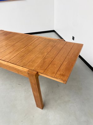 Pine Dining Table from Maison Regain, 1970s-LCU-2024741