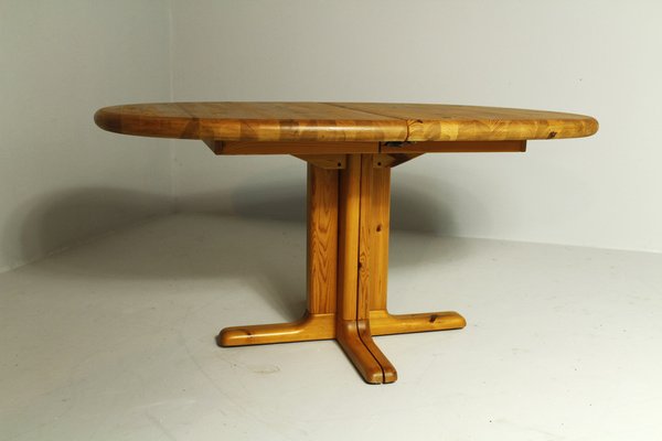 Pine Extendable Dining Table from Rubby, Denmark, 1980s-CW-2040964