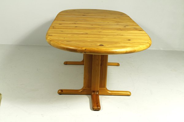 Pine Extendable Dining Table from Rubby, Denmark, 1980s-CW-2040964