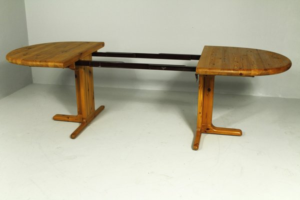 Pine Extendable Dining Table from Rubby, Denmark, 1980s-CW-2040964