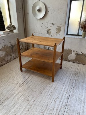 Pine & Oak Draper Console Table, 1950s-LCU-2024744