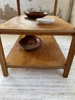 Pine & Oak Draper Console Table, 1950s-LCU-2024744