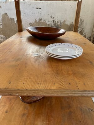 Pine & Oak Draper Console Table, 1950s-LCU-2024744