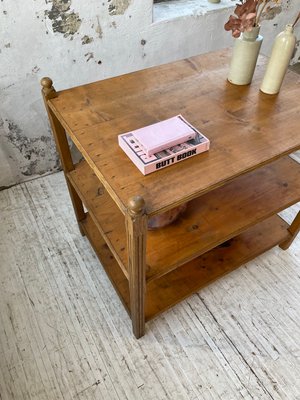 Pine & Oak Draper Console Table, 1950s-LCU-2024744