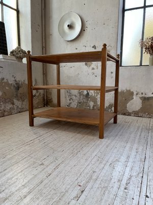 Pine & Oak Draper Console Table, 1950s-LCU-2024744