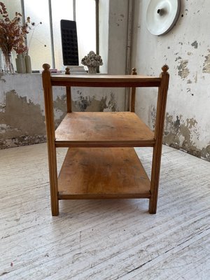 Pine & Oak Draper Console Table, 1950s-LCU-2024744