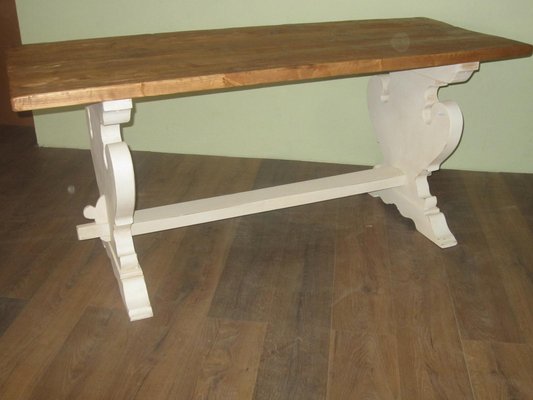 Pine Rustic Dining Table, 1980s-CDG-744253