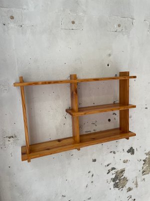 Pine Wall Shelf in the Style of Maison Regain-LCU-991792