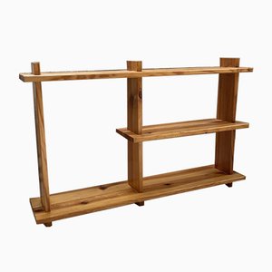 Pine Wall Shelf in the Style of Maison Regain-LCU-991792